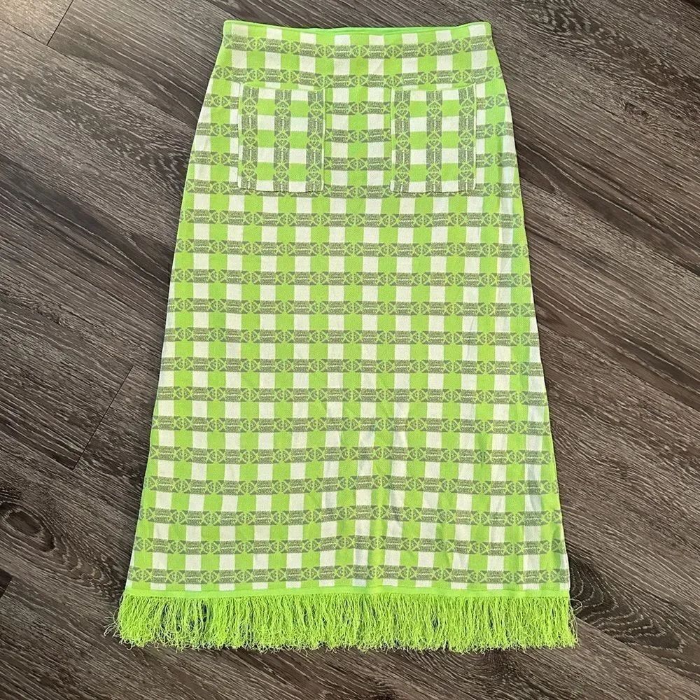 Baum Und Pferdgarten Callis Jacquard-Knit Midi Skirt